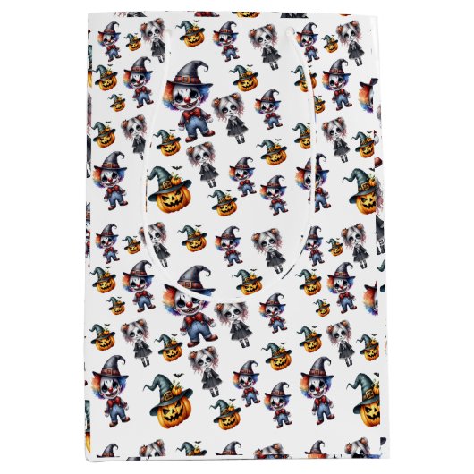 Cute Halloween Medium Cadeauzakje (Voorkant)