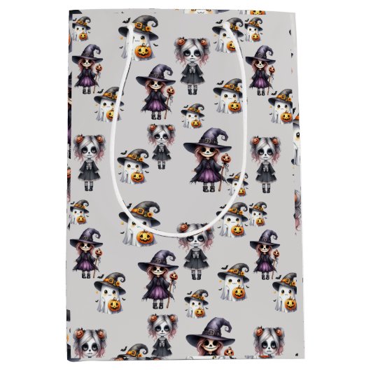 Cute Halloween Medium Cadeauzakje (Voorkant)