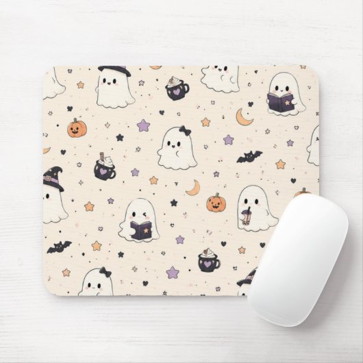 Cute Halloween Mini Geest Muismat (Met muis)