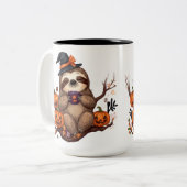 cute Halloween mok kleur (Voorkant links)
