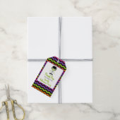 Cute Halloween Monster Girl Halloween Party Cadeaulabel (Met Touw)