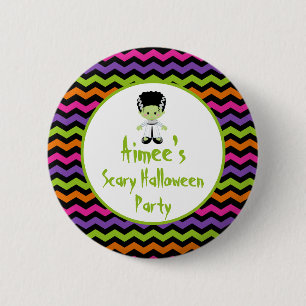 Cute Halloween Monster Girl Halloween Party Ronde Button 5,7 Cm