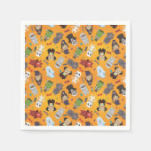 Cute Halloween Monsters Pattern Servetten (Voorkant)