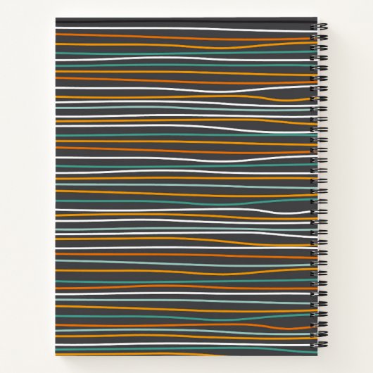 Cute Halloween Monsters Personalized Sketchbook Notitieboek (Achterkant)