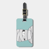 Cute Halloween Mummy  Bagagelabel (Voorkant verticaal)