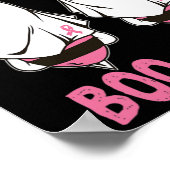 Cute Halloween Oktober Breast Cancer Awareness Sav Poster (Hoek)