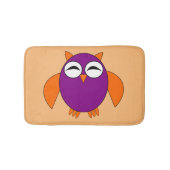 Cute Halloween Owl Bath Mat (Voorkant)