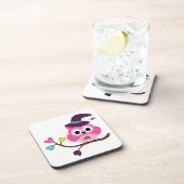 Cute Halloween Owl Drankjes Onderzetter (Rechterzijde)