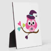 Cute Halloween Owl Fotoplaat (Zijkant)