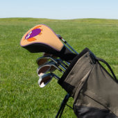 Cute Halloween Owl Golf Driver Hoesje Golfheadcover (Insitu)