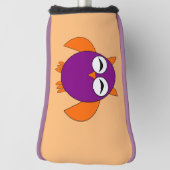 Cute Halloween Owl Golf Putter Hoesje Golfheadcover (Draai 90)