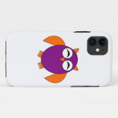 Cute Halloween Owl iPhone Case (Achterkant (horizontaal))