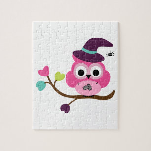 Cute Halloween Owl Legpuzzel