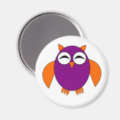 Cute Halloween Owl Magnet (Voorkant / Achterkant)