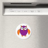 Cute Halloween Owl Magnet (Insitu (Vaatwasser))