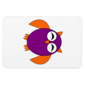 Cute Halloween Owl Magnet Magneet (Horizontaal)