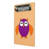 Cute Halloween Owl Mini Clipboard Klembord (Angled2)