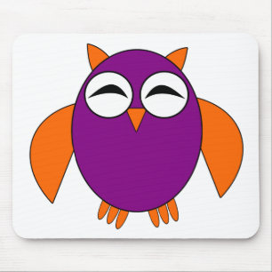 Cute Halloween Owl Mousepad Muismat