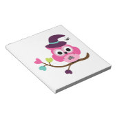 Cute Halloween Owl Notitieblok (Schuin)