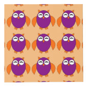 Cute Halloween Owl Personalized Kubus (Rechts)