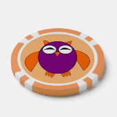 Cute Halloween Owl Poker Chips (Enkel)