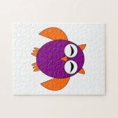 Cute Halloween Owl Puzzle Legpuzzel (Horizontaal)