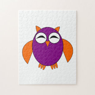 Cute Halloween Owl Puzzle Legpuzzel