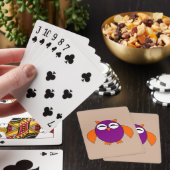 Cute Halloween Owl-spelkaarten Speelkaarten (Insitu)