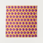 Cute Halloween Owl Tapestry Wandkleed (Voorkant)