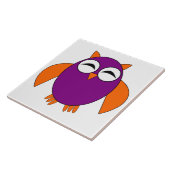 Cute Halloween Owl Tegel Tegeltje (Zijkant)