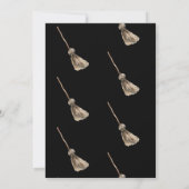 Cute Halloween Party Invitation Kaart (Achterkant)