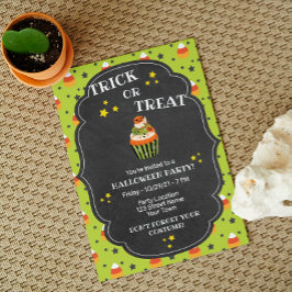 Cute Halloween Party Invitation Kaart