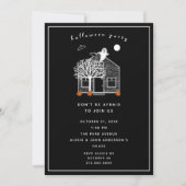 Cute Halloween Party Invitation Kaart (Voorkant)