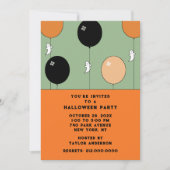 Cute Halloween Party Kaart (Voorkant)