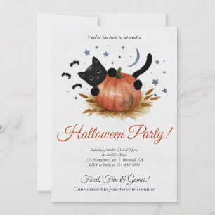 Cute Halloween Party Kaart