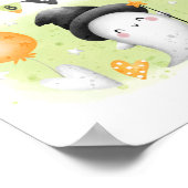 Cute Halloween Party Little Boo Favor Sign Poster (Hoek)