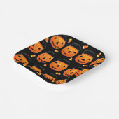 Cute Halloween Party Paper Plates Papieren Bordje (Gebogen)
