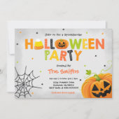 Cute Halloween Party Spooktacular Halloween Party Kaart (Voorkant)