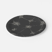 Cute Halloween Party Supply Spider Webs Papieren Bordje (Gekanteld)