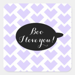 Cute Halloween Party Vierkante Sticker