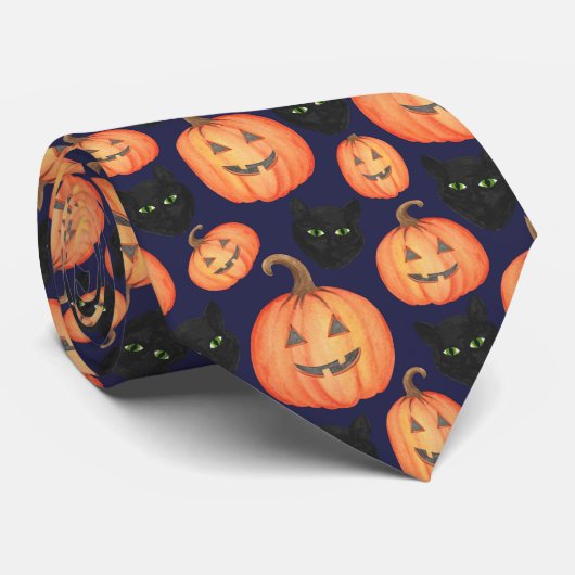 Cute, Halloween pattered Stropdas (Opgerold)