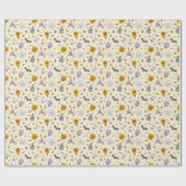 Cute Halloween Pattern Cadeaupapier (Vlak)