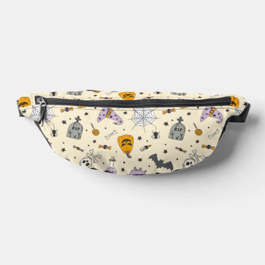 Cute Halloween Pattern Heuptasje (Liggend)