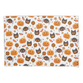 Cute Halloween Pattern Illustratie Kussensloop (Voorkant)