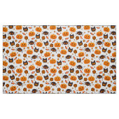 Cute Halloween Pattern Illustratie Stof (Fat Quarter)