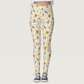 Cute Halloween Pattern Leggings (Voorkant)