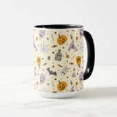 Cute Halloween Pattern Mok (Voorkant rechts)