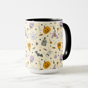 Cute Halloween Pattern Mok