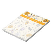 Cute Halloween Pattern Notitieblok (Linkerzijde)