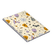 Cute Halloween Pattern Notitieboek (Rechterzijde)